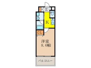 スプランディッド新大阪Ⅲの物件間取画像